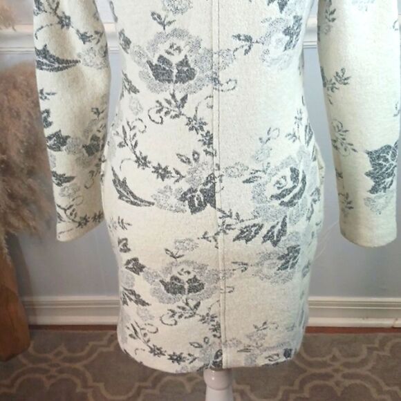 Anthropologie Lucy & Laurel floral wool-blend  jacket whimsigoth fairy sz S - Picture 9 of 11